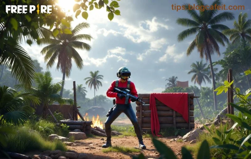 Free Fire stealth skin primjer u akciji