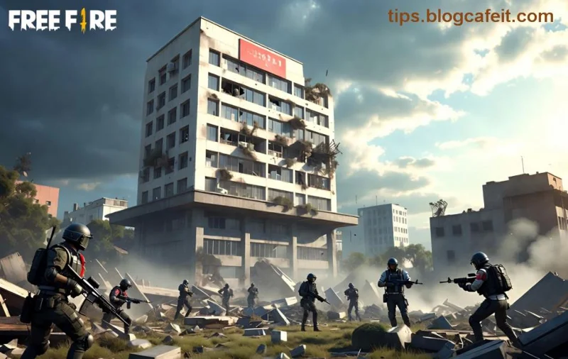 <strong>Free Fire</strong> gameplay intensiv në ishullin e betejës