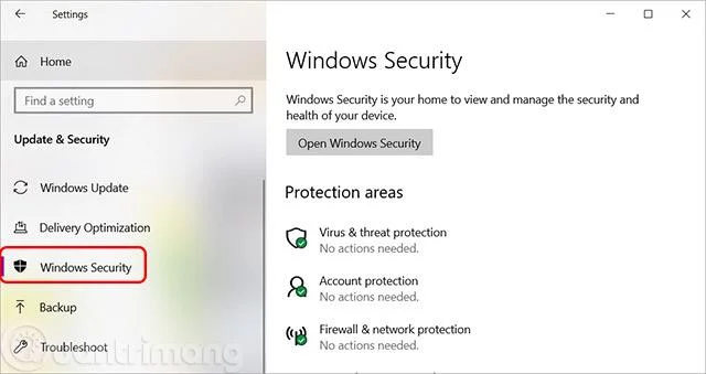 Hur man öppnar Windows Security i Windows 10