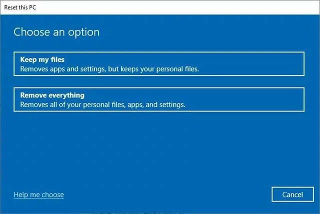 Hur man använder Windows 10 fabriksåterställningsalternativet från molnet Hur man använder Windows 10 fabriksåterställningsalternativet från molnet