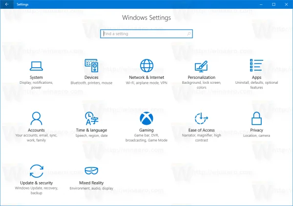 Активиране на известия за рестартиране на актуализация в Windows 10 Активиране на известия за рестартиране на актуализация в Windows 10