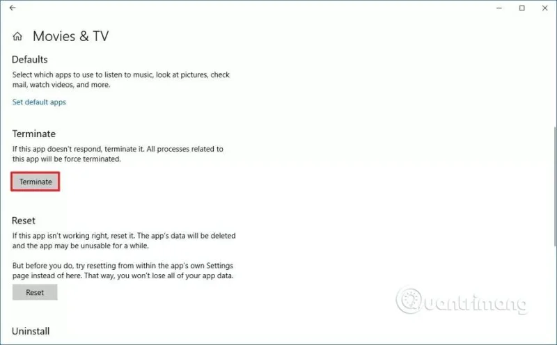 Åtgärda felet att inte svara på Windows 10