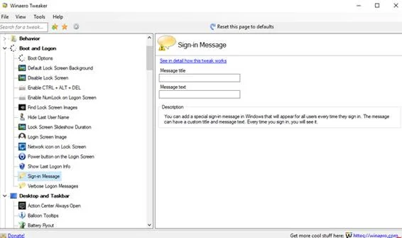 Winaero Tweaker, ett verktyg för att helt anpassa Windows 10 Spring Creators