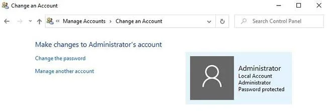Skillnaden mellan standardkonto och administratörskonto i Windows 10