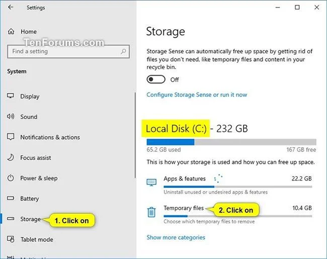 Hur tar man bort mappen Windows.old i Windows 10?