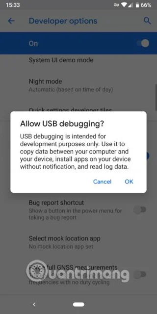 Kaip įjungti USB derinimo režimą „Android“.