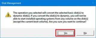 Hur man kombinerar flera hårddiskar till en volym på Windows 10