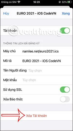 Hur man lägger till matchschema för EURO 2021 på iPhone