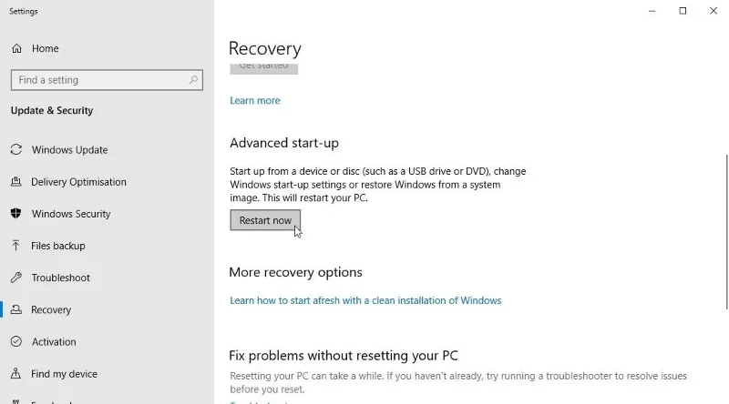 Så här går du in i felsäkert läge Windows 10 när du startar