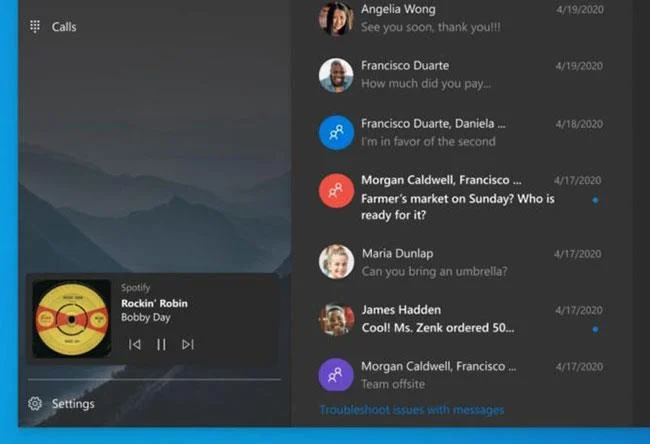 Instruktioner för hur du använder din telefon i Windows 10