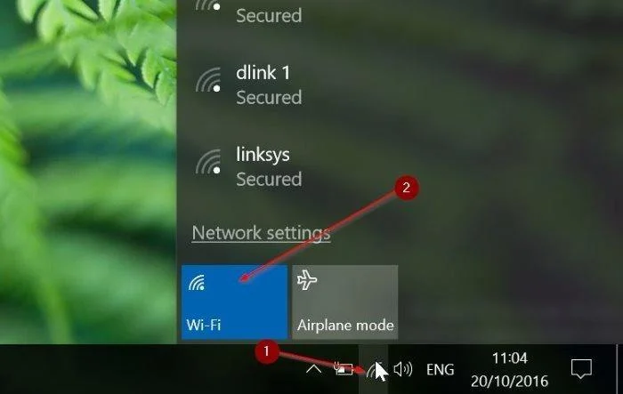 Nastavte časovač na automatické zapnutie Wi-Fi po 1 hodine, 4 hodinách alebo 1 dni v systéme Windows 10