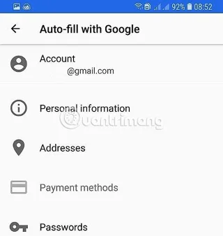 Jak automaticky vyplňovat hesla v systému Android