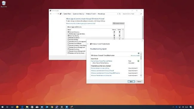 Инструкции за обработка и коригиране на проблеми със защитната стена в Windows 10