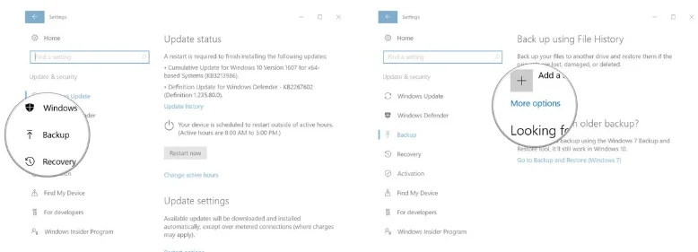 Как да архивирате изображения на компютър с Windows 10?