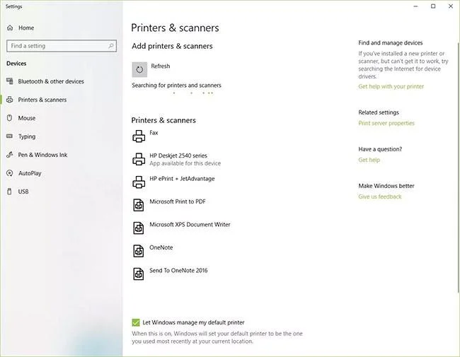 Hur man lägger till en skrivare i Windows 10