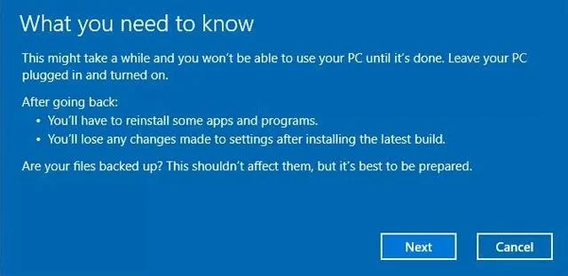 Hur man tar bort Windows 10-uppdateringen för att återgå till den gamla Windows-versionen