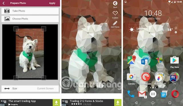 6 bästa apparna för att skapa abstrakta bakgrundsbilder för Android