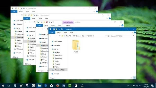 Otevírejte více složek současně v systému Windows 10 pomocí jediného zástupce Otevírejte více složek současně v systému Windows 10 pomocí jediného zástupce