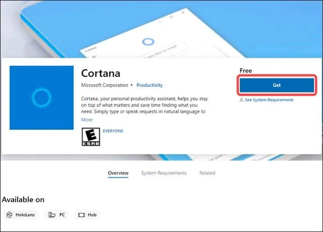 Inaktivera Cortana virtuella assistent helt på Windows 10