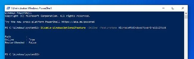 Jak úplně zakázat PowerShell 2.0 ve Windows 10 Jak úplně zakázat PowerShell 2.0 ve Windows 10