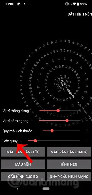 Hur man ställer in dynamisk klocka bakgrundsbild för Android