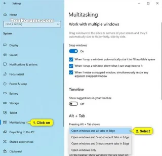 Як змінити те, що показує Alt+Tab у Windows 10