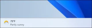 Jak zapnout widget počasí na hlavním panelu Windows 11
