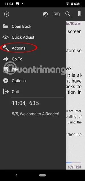 Instruktioner för att kombinera Alreader och Text to Speech för att lyssna på och läsa böcker på Android