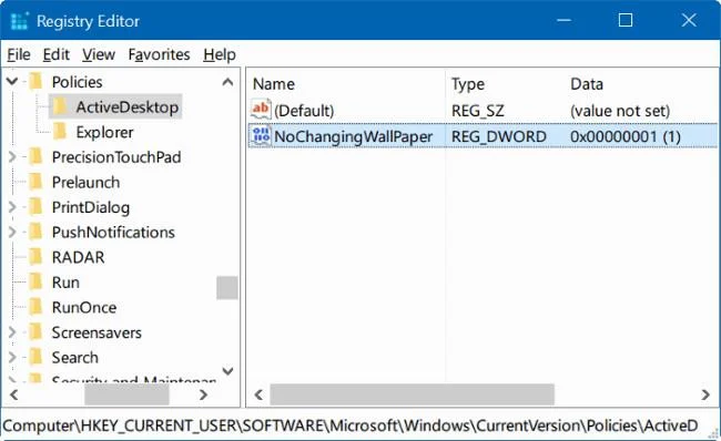 Chyba „nelze změnit tapetu plochy“ v systému Windows 10, takto chybu opravíte