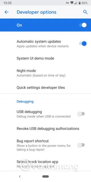 Kaip įjungti USB derinimo režimą „Android“.