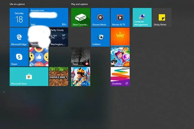 Bra tips som hjälper dig att bemästra Start-menyn i Windows 10