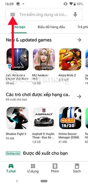 Pokyny na aktualizáciu aplikácií pre Android