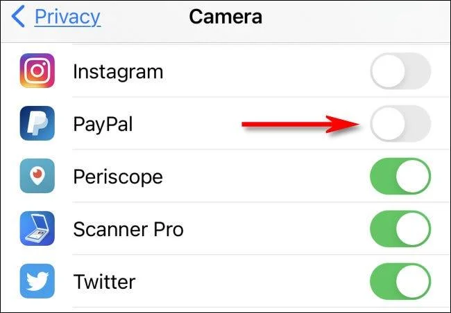 Jak zkontrolovat, která aplikace přistupuje k fotoaparátu na iPhone