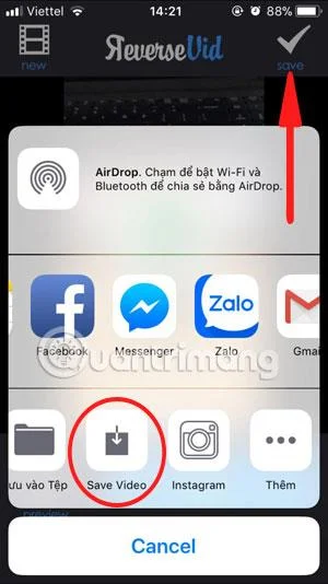 Jak vytvořit reverzní video, vytvořit reverzní klip na telefonu