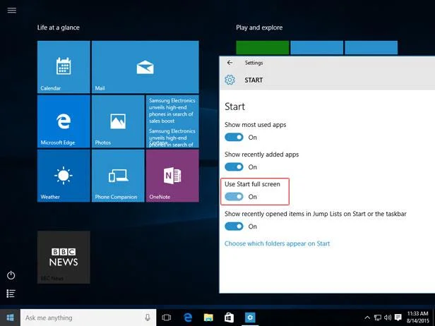 Bra tips som hjälper dig att bemästra Start-menyn i Windows 10