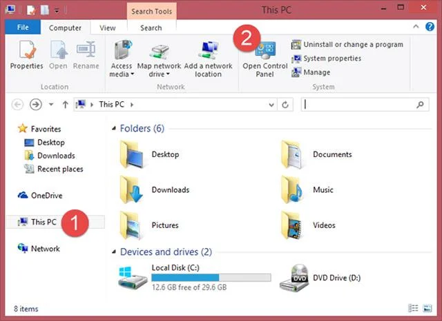 Hur man öppnar Kontrollpanelen i Windows 10, 8.1, 7