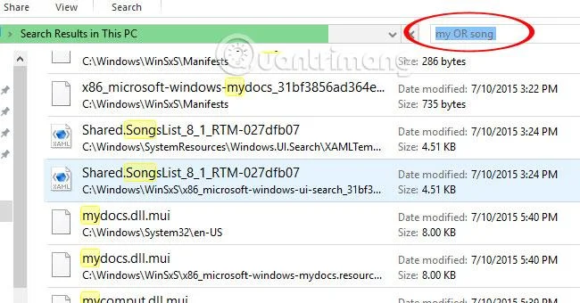 Tips för snabbare sökning i Windows 10