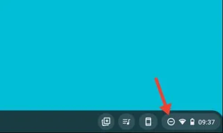 Så här använder du funktionen "Stör ej" för att stänga av aviseringar på Chromebook