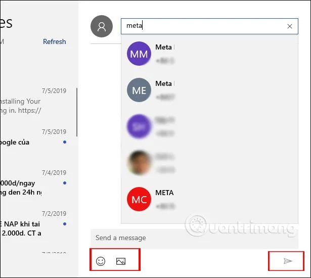 Hur man skickar meddelanden från Android-telefon på PC