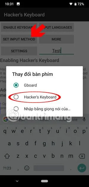 Kolekce klávesnicových aplikací pro technické programátory na telefonech