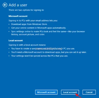 Det går inte att skapa ett nytt användarkonto på Windows 10, 8.1 och 8, så här åtgärdar du felet