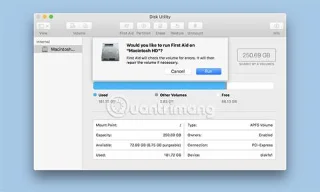 Reparera Mac-hårddiskar med Skivverktygets första hjälpen-funktion