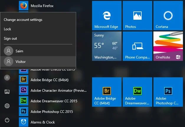 Hur man använder kommandot för att skapa ett gästkonto i Windows 10