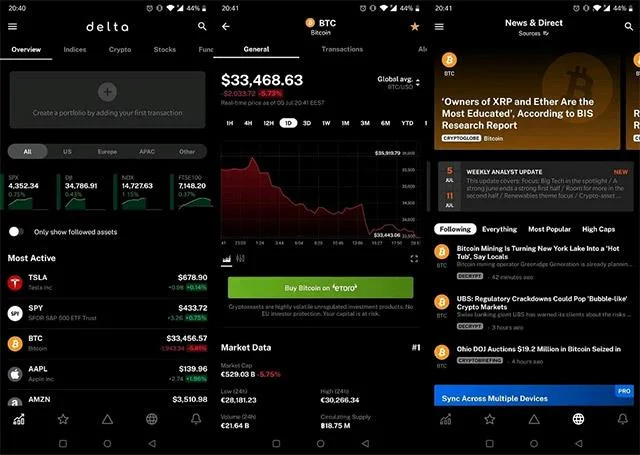 5 nejlepších aplikací pro sledování kryptoměn pro Android