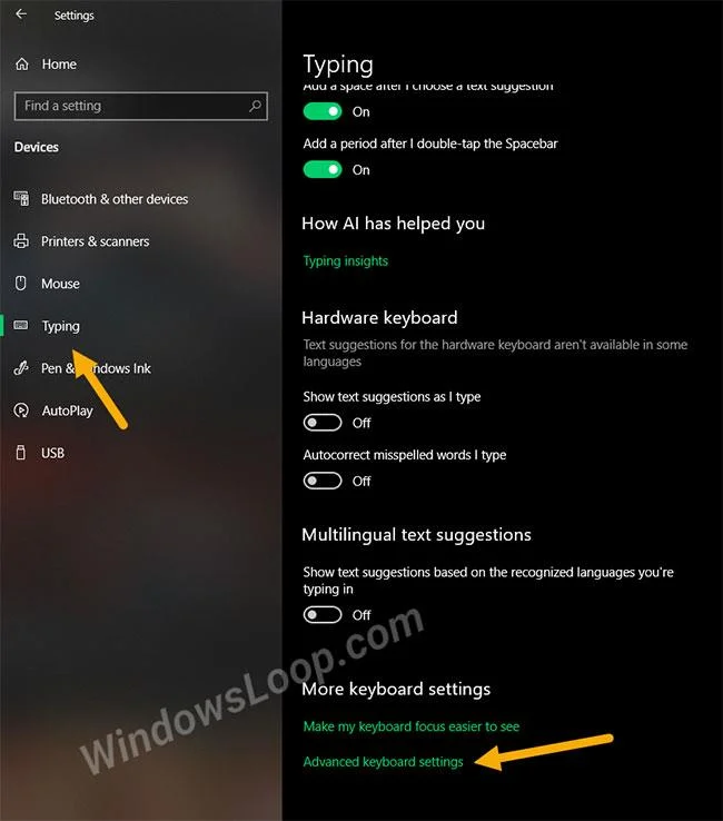 Jak odstranit/skrýt ikony jazyků na hlavním panelu Windows 10