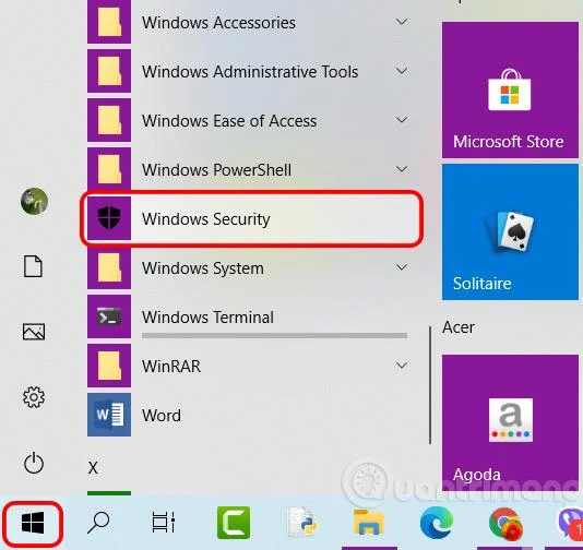 Hur man öppnar Windows Security i Windows 10