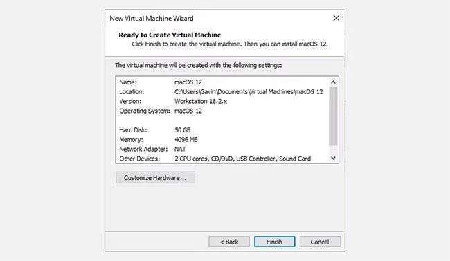 Hur man kör macOS på Windows 10 med VMware Workstation Player