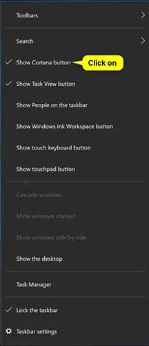 Instruktioner för att slå på Cortana och använda den här virtuella assistenten på Windows 10