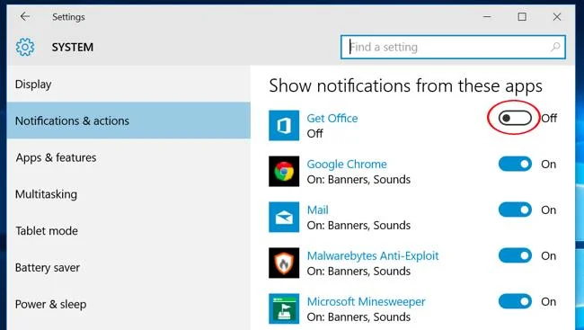 Hur man blockerar typer av annonser på Windows 10