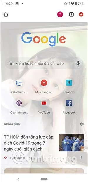 Hur man ställer in transparent bakgrundsbild för Android-telefoner